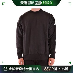 黑色棉质背面徽标印花运动衫 香港直邮VERSACE JEANS 男士 B7GVA73