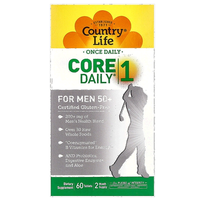 香港直发Country Life男士综合维生素营养补充健康60片男性补充剂