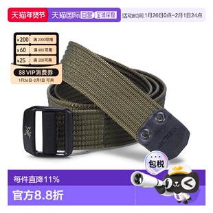 加拿大直邮始祖鸟CONVEYOR BELT 38男女款宽型金属扣腰带