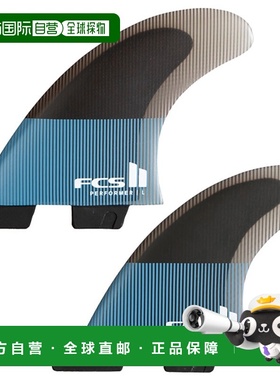 日本直邮FCS 四冲浪板冲浪短裤 PERFORMER PC QUAD FIN FCSII FCS