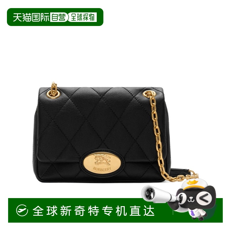 1h可退 香港直邮BURBERRY 女士单肩包 81112641 CO 黑色 Strand