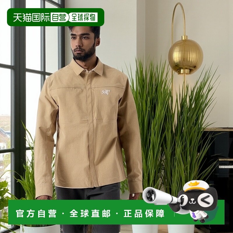 自营1h可退 欧洲直邮ARCTERYX始祖鸟CRONIN COTTON外套式衬衫 男