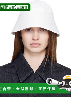 香港直邮Jil Sander 吉尔 桑达 女士 灰白色渔夫帽 J02TC0111J600