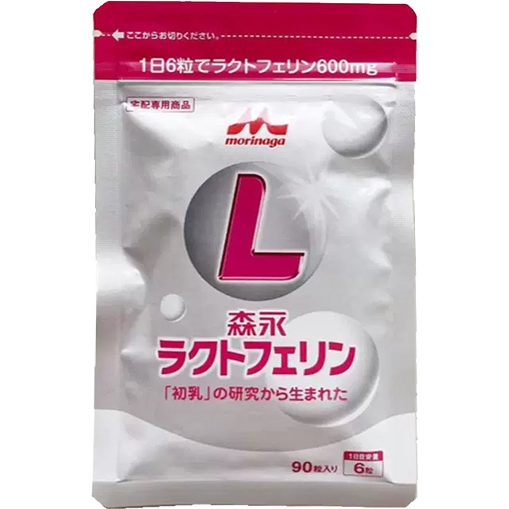 日本直邮森永乳铁蛋白牛初乳提成人中老年人90粒/袋 長野県