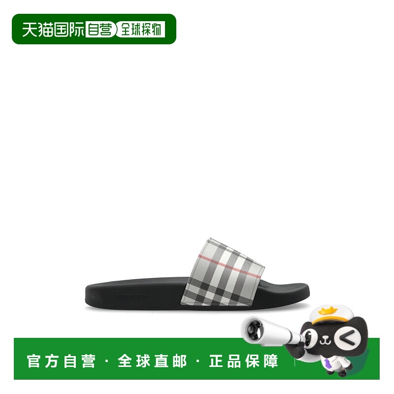 香港直邮BURBERRY 女士拖鞋 8113262C1144SAFARIIPCHECK AW2025