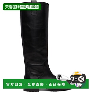 1h可退 香港直邮aeyde 女士 黑色 Henry Leather 高筒靴 A11KBLAI