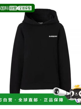 韩国直邮Burberry 连帽 T 恤 8056050 BLACK DOM