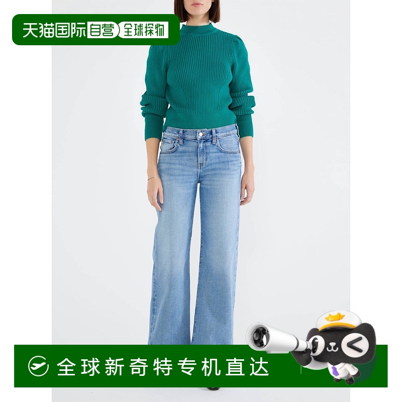 自营eticaRomi 中腰阔腿牛仔裤（Horizo​​n 款）- horizo​​n 【美