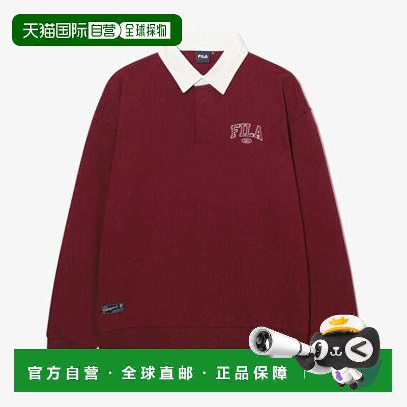 韩国直邮FILA Wheela Rugby Man to Man FS253PO01U002639