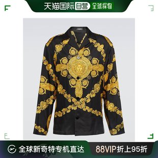 Barocco 男士 范思哲 香港直邮潮奢 Versace 真丝衬衫