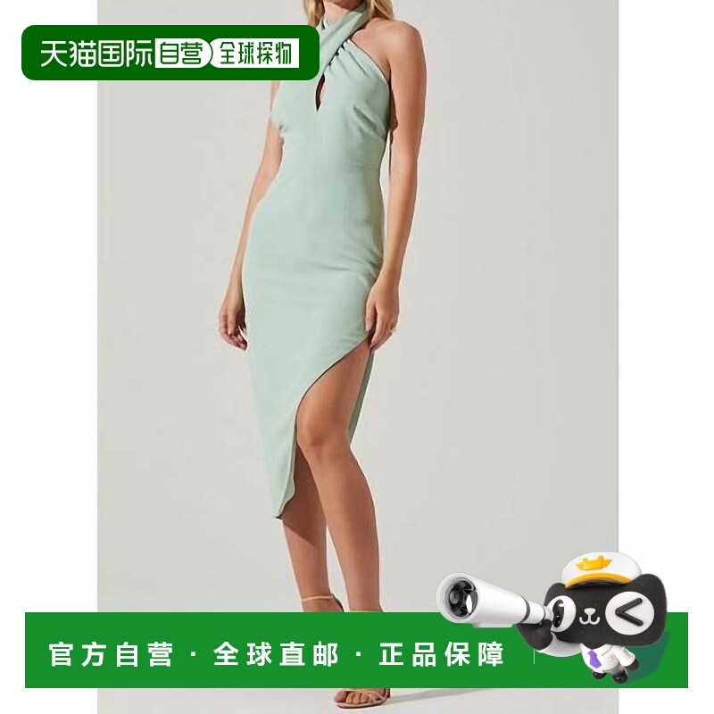 自营 astr the labelJodie 连衣裙（薄荷绿）- 薄荷绿 美国奥莱直