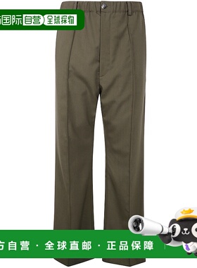 香港直邮MARNI 男士休闲裤 PUMU0313U0TW83900V58 AW2025 绿色