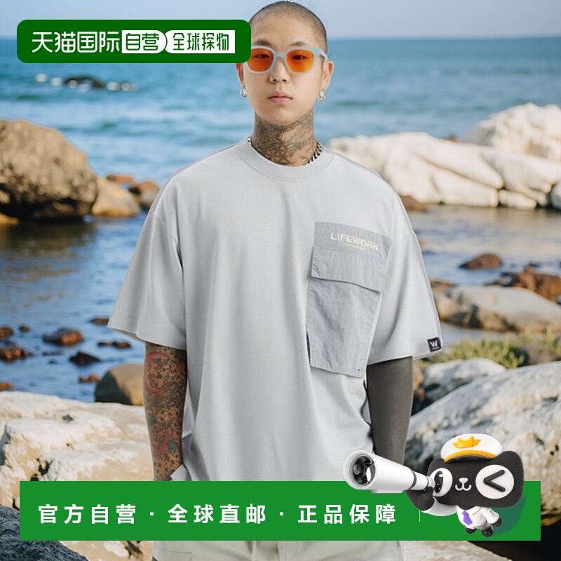 韩国直邮LIFEWORK 公用男士T恤LW222TS431新款