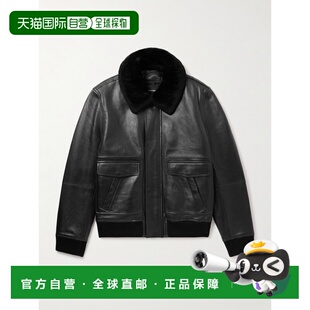 1h可退 YVES SALOMON 男士 毛羊皮夹克 26W25WHV20165AGA