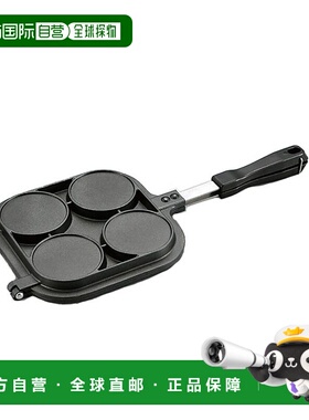 日本直邮Captain Stag UG-3006 铸铝煎饼机男女皆宜非常适合厨房