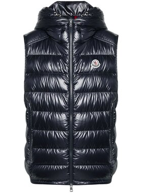 MONCLER 男士羽绒服 J20911A00062597EX779 CO 蓝色