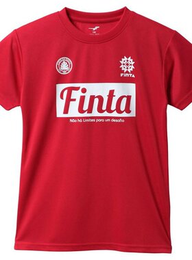 日本直邮FINTA JR 练习 T 恤足球 FT8755-7100 短袖