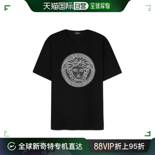 Versace 范思哲 男士 10133021A10721 香港直邮潮奢 短袖 圆领T恤