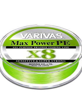 日本直邮VARIVAS渔具鱼线Max Power PE X8绿色0.6号150m