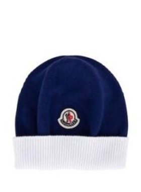 MONCLER 男士帽子 3G00002M1447763 AW2024 蓝色 CAP