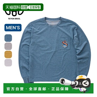 日本直邮Teton Bros. TB 标志长袖T恤 男款 Teton Bros. TB 标志T