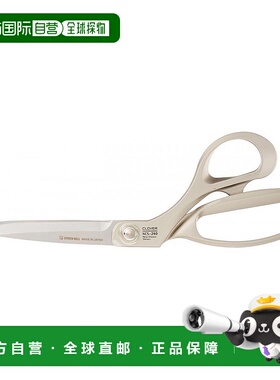 【日本直邮】Clover可乐裁布剪刀家用高耐磨抗腐蚀耐用不锈钢24cm