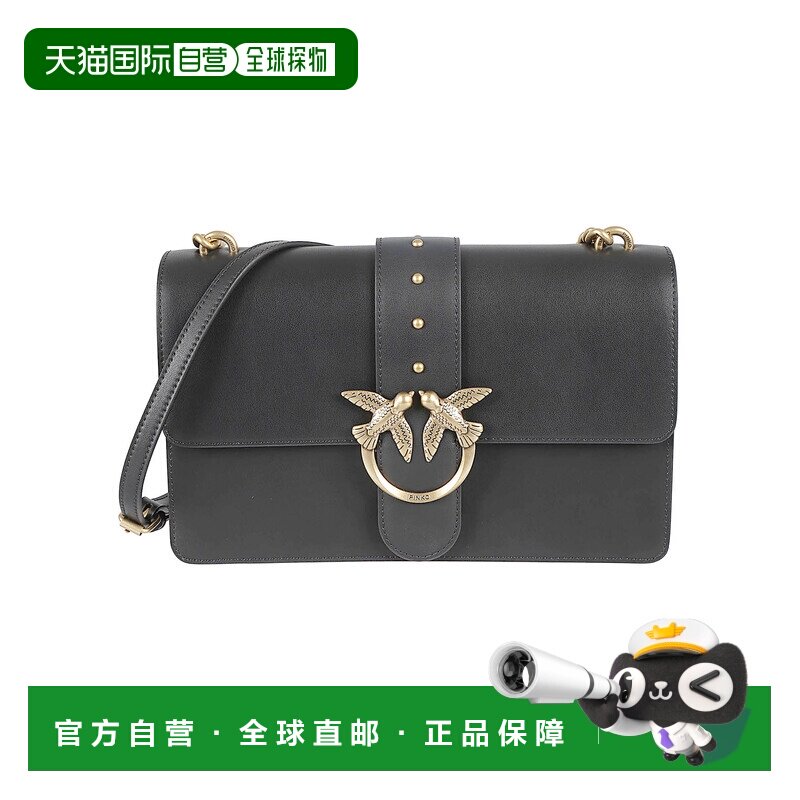 香港直邮PINKO 女士单肩包 100053A0F1Z99Q AW2025 黑色 Love One图片