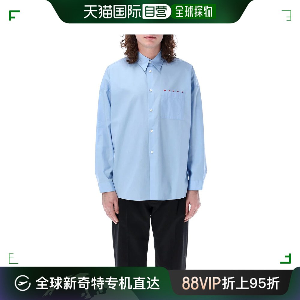香港直邮MARNI 男士衬衫 24PCUMU0061P2USCT88L2B50-0 男装 衬衫 原图主图