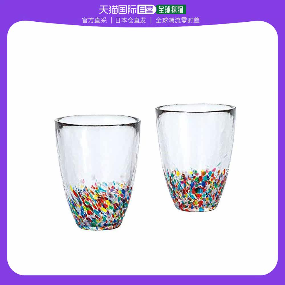 【日本直邮】aderia津轻玻璃杯彩玻璃300ml日本制 fs-71550
