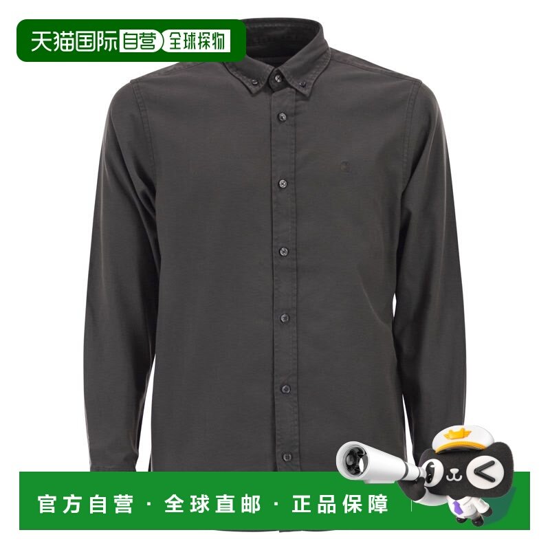 1h可退 香港直邮Carhartt 卡哈特 女士 棉质领尖带扣式衬衫 I0302,女装/女士精品,运动POLO衫,淘宝优惠券,粉丝福利购,淘宝优惠卷