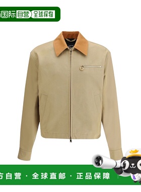 自营Versace Cotton Men's Clothing - beige 美国奥莱直发夹克