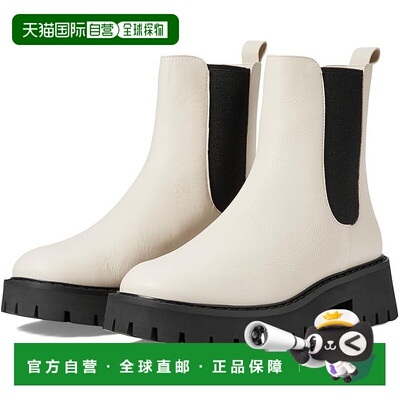 自营 Michael Kors Asher 40F4ASFE5L女式奶油色皮革脚踝切尔西ZO