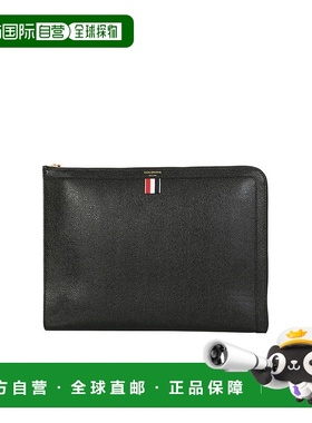 香港直邮THOM BROWNE 男士钱包 MAC074A00198001 SS2025 黑色