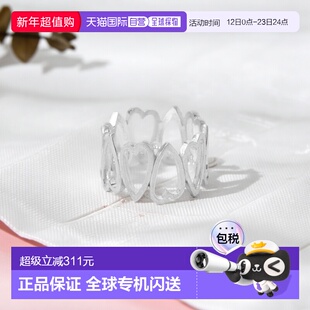 1h可退 日本直邮BEAMS BOY 女士 连续心形设计 银925戒指 1342158