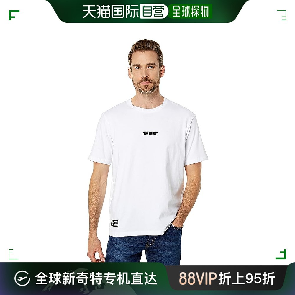 香港直邮潮奢 Superdry 极度干燥 男士 Code 细徽标T恤 男装 T恤 原图主图