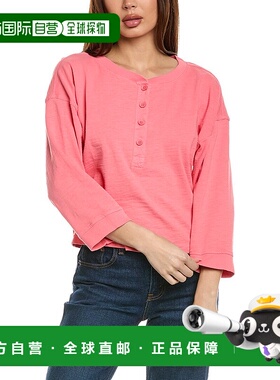 自营 Nation LTD Alix大亨利-橙色 美国奥莱直发上衣