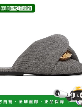 1h可退 香港直邮潮奢 J.W. Anderson 女士 灰色 Chain Twist 凉鞋