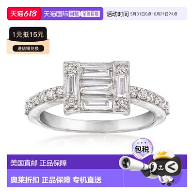 自营Ross-Simons Lab-Grown Diamond Ring in Sterling Silver -
