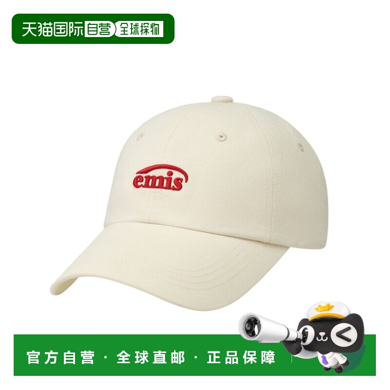 韩国直邮emis帽子男女经典小标棒球帽2026新款韩系软顶E261U1105图片
