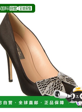 自营 SJP by Sarah Jessica Parker Farhana 100 缎面高跟鞋 - 黑