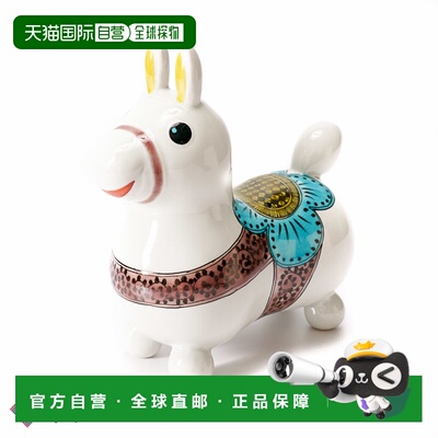 日本直邮九谷烧罗迪水年风花（白色）道场八重装饰品幸运符罗迪马