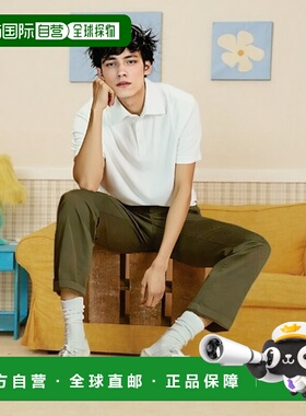 香港直邮THOM BROWNE 男士POLO衫 MJP042A00050100 CO 白色