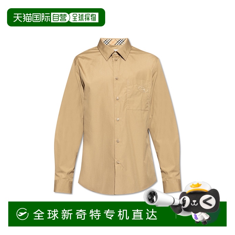 1h可退香港直邮BURBERRY男士衬衫 8113136C2386PUDDLE AW2025