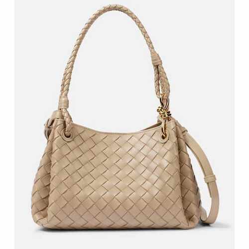 Bottega Veneta 葆蝶家 女士 Parachute 中号皮革手提包