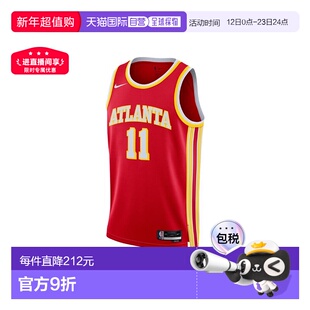 日本直邮Nike NBA 圆领无袖运动 SW球迷版 22赛季亚特兰大老鹰队