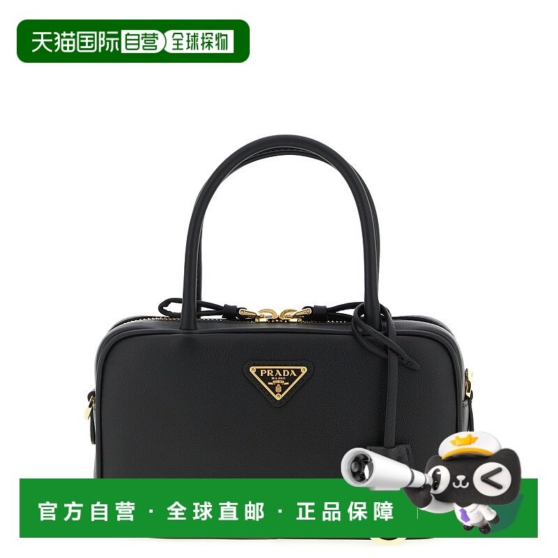 香港直邮PRADA 女士斜挎包 1BB152VOOO2CYSF0002 SS2026 黑色