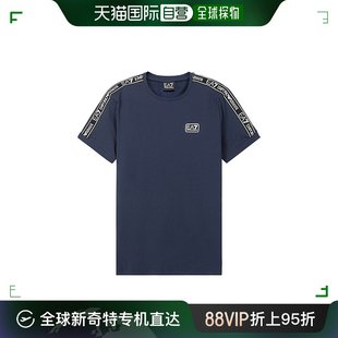 T恤 3LPT18 男士 海军蓝色棉质短袖 ARMANI PJ02Z 香港直邮EMPORIO