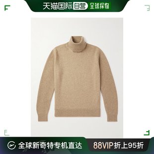 男士 香港直邮潮奢 Loro Piana 罗纹羊绒高领毛衣