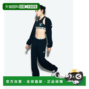 RIBBON 韩国直邮ASIF 外套CA24ASW005BK 女士运动茄克 OPEN CALIE