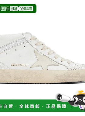 1h可退 香港直邮潮奢 GOLDEN GOOSE 女士 独家发售白色 Mid Star